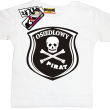 Osiedlowy pirat zabawna koszulka - white
