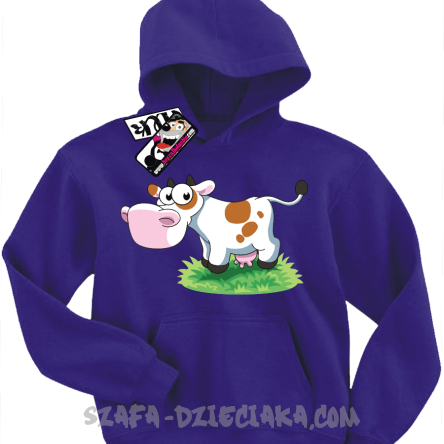 Krówka Musia bluza dla dziecka - fioletowy