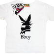 Bboy świetna koszulka dziecięca - white