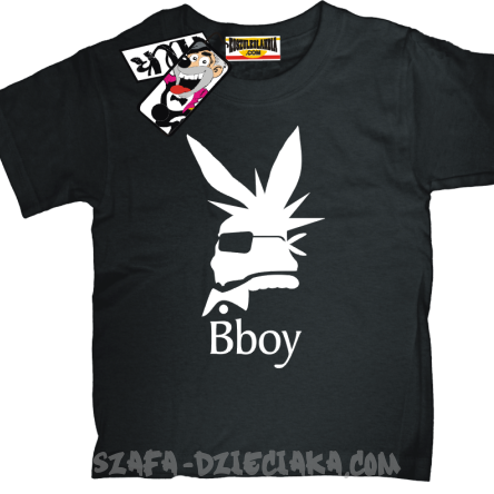 Bboy świetna koszulka dziecięca - black