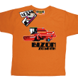 Bizon - koszulka dziecięca - pomarańczowy