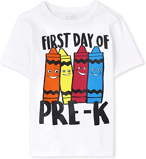 First Day in Pre-K koszulka dla pierwszoklasisty